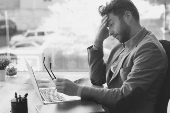 Employee stressed out in office needing mental health day off